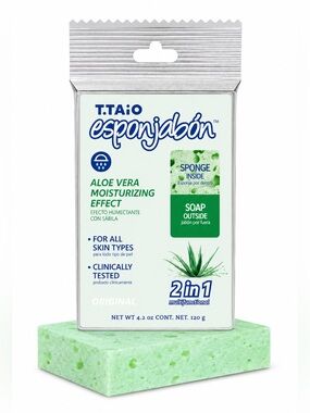 Esponjabón Aloe Vera Soap Sponge 2-in-1 | Moisturizing